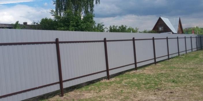 забор из профлистов